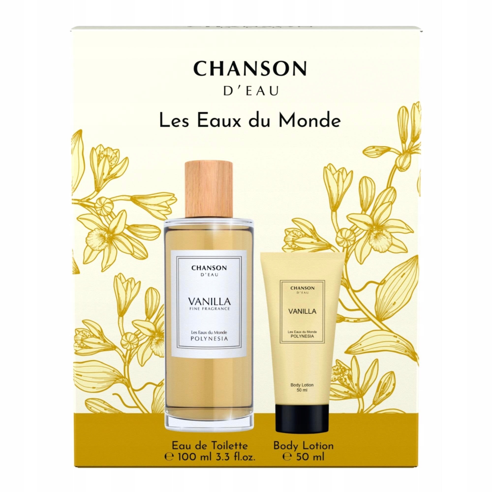 CHANSON D'EAU WOMEN SET Vanilla EDT 100 BALM 50ml