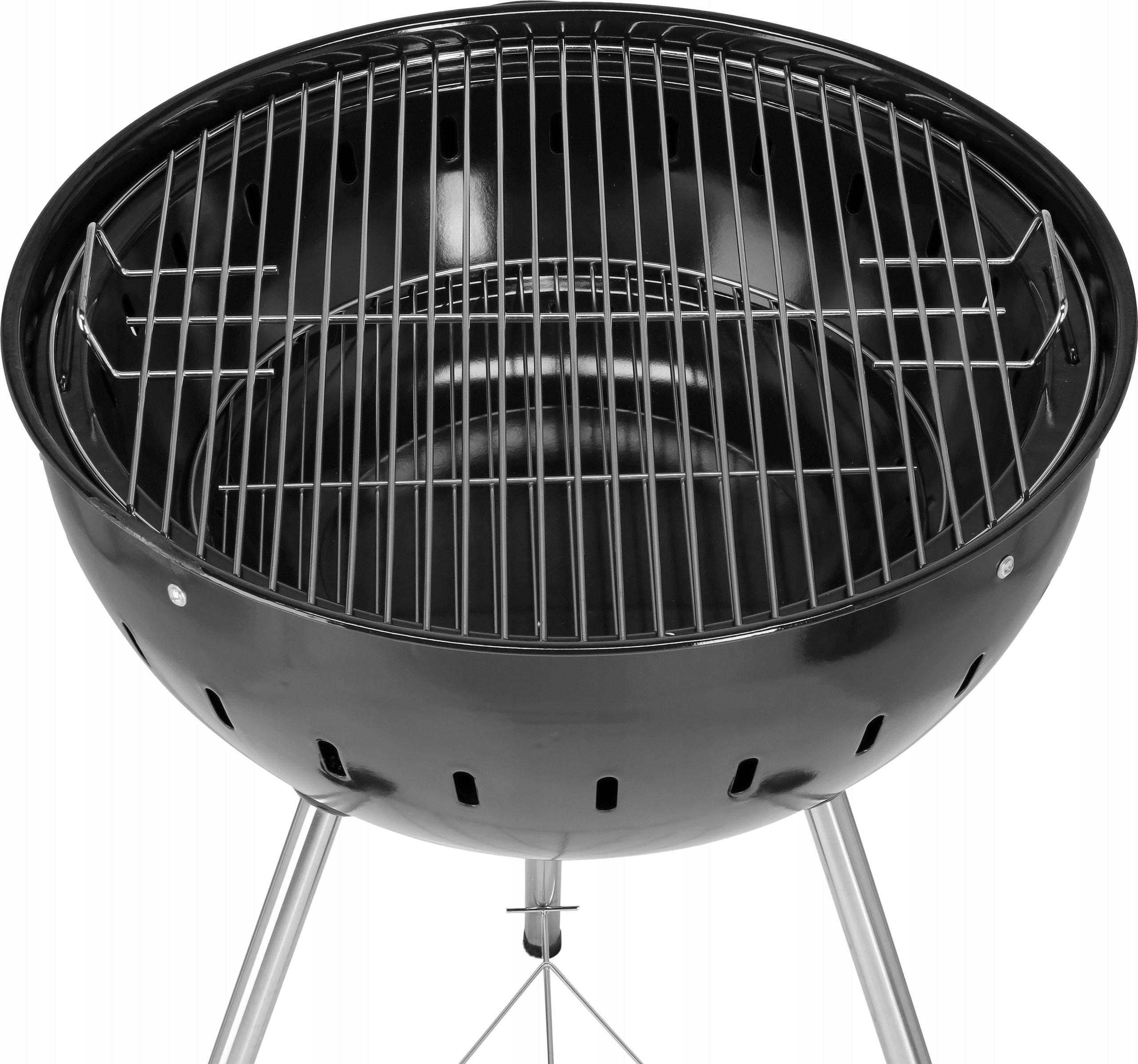 CHARCOAL GARDEN GRILL ROUND WITH COVER GRATE XXL WHEELS COVER 54CM YATO Grate length 54 cm