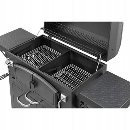 CHARCOAL GRILL EL FUEGO GRAND ONTARIO SOLID NEW CAST IRON GRATE RIGHT AWAY! Grate length 81 cm