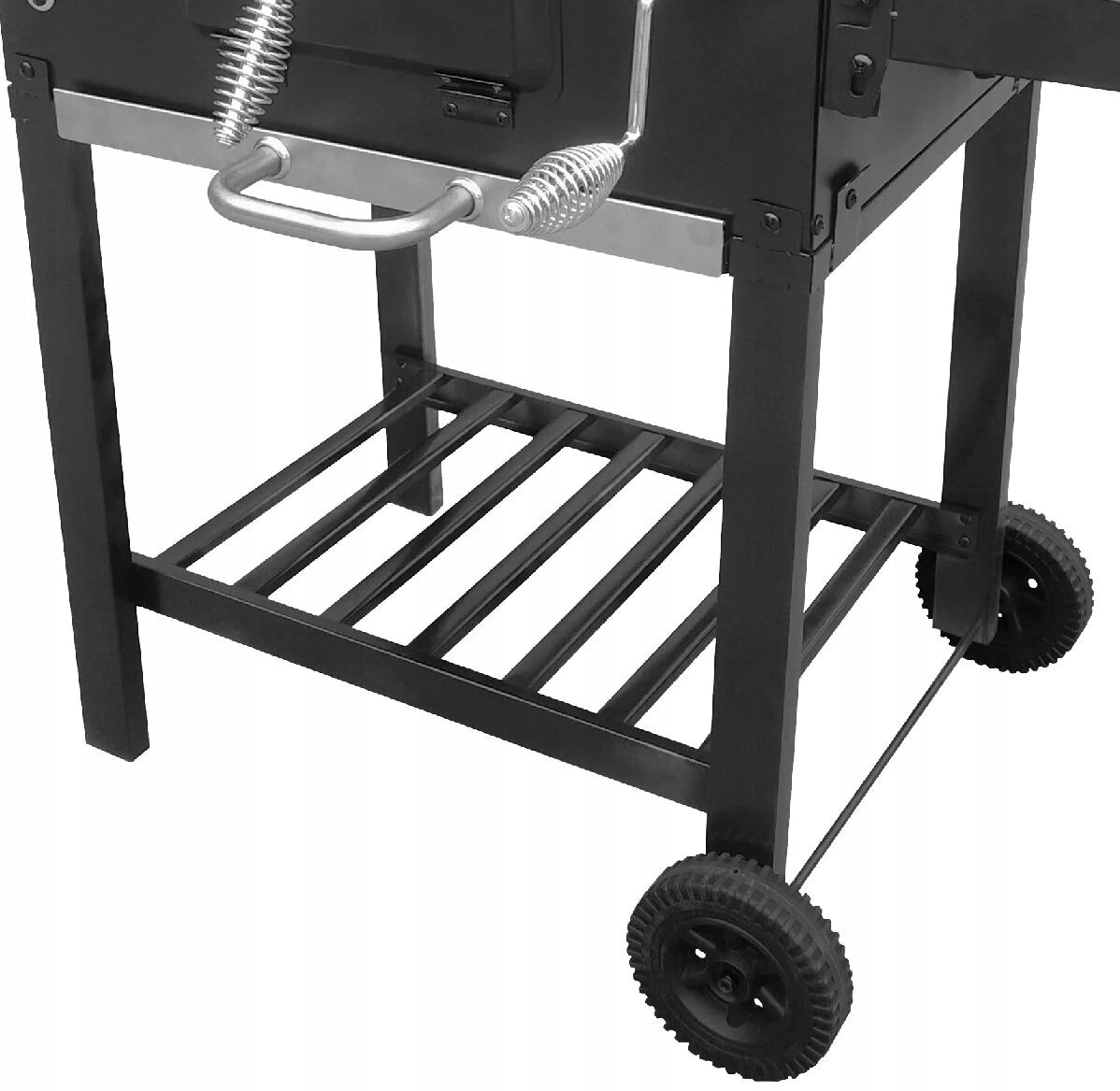 CHARCOAL GRILL GARDEN CAST IRON GRATE WITH LID ASHTRAY+THERMOMETER 58x42 cm Manufacturer code BGRS01