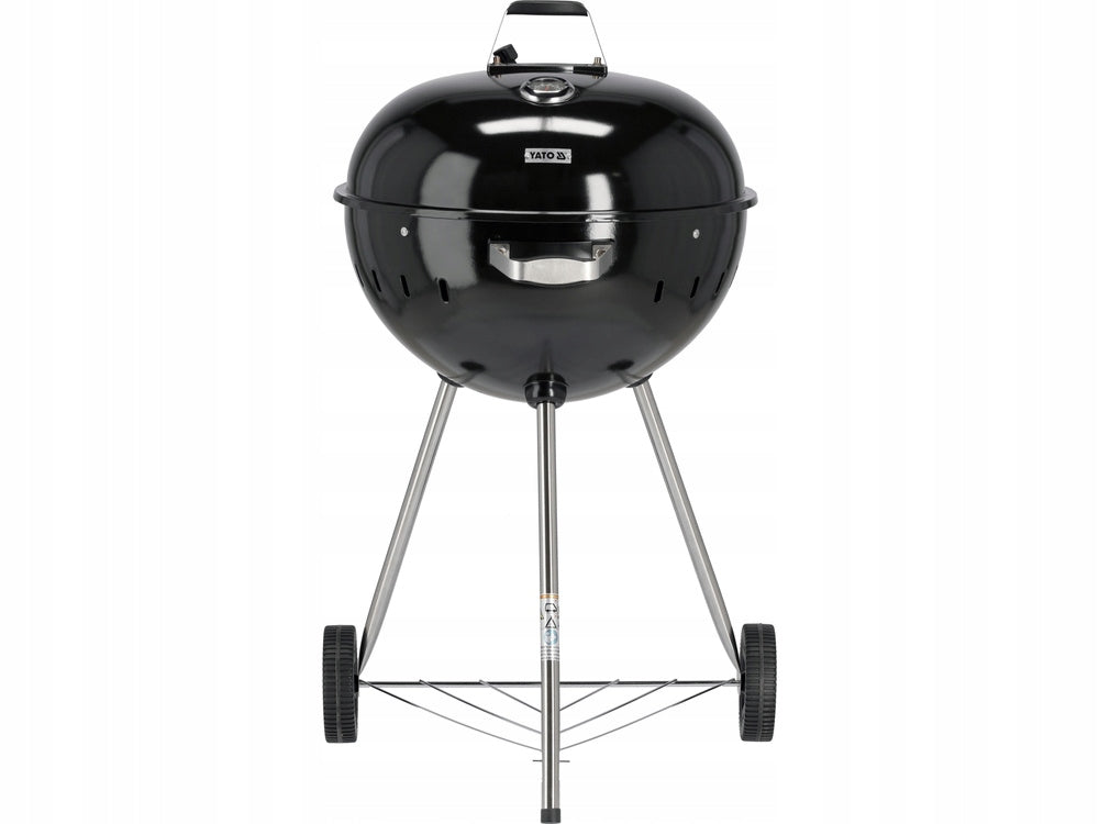 CHARCOAL GRILL ROUND 54CM BLACK YATO YG-20300