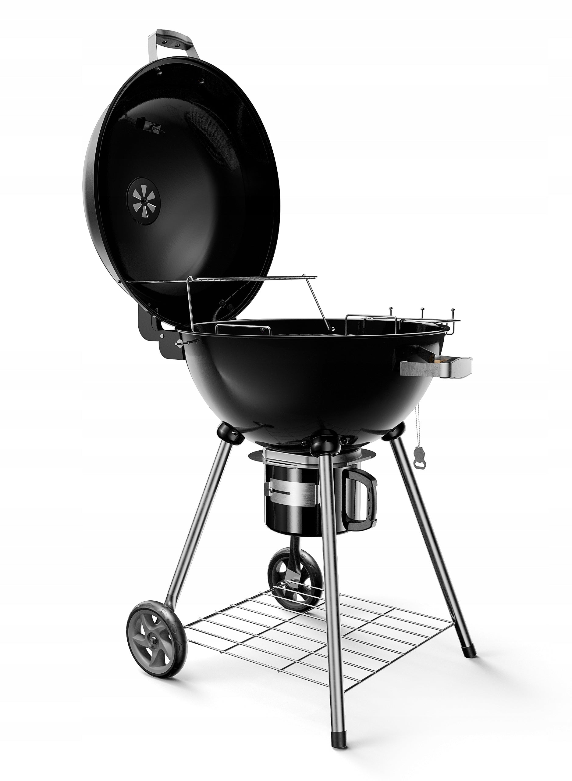 CHARCOAL GRILL ROUND GARDEN ENAMEL KOLER EMBER C2 THERMOMETER COVER 54cm Manufacturer KÖLER