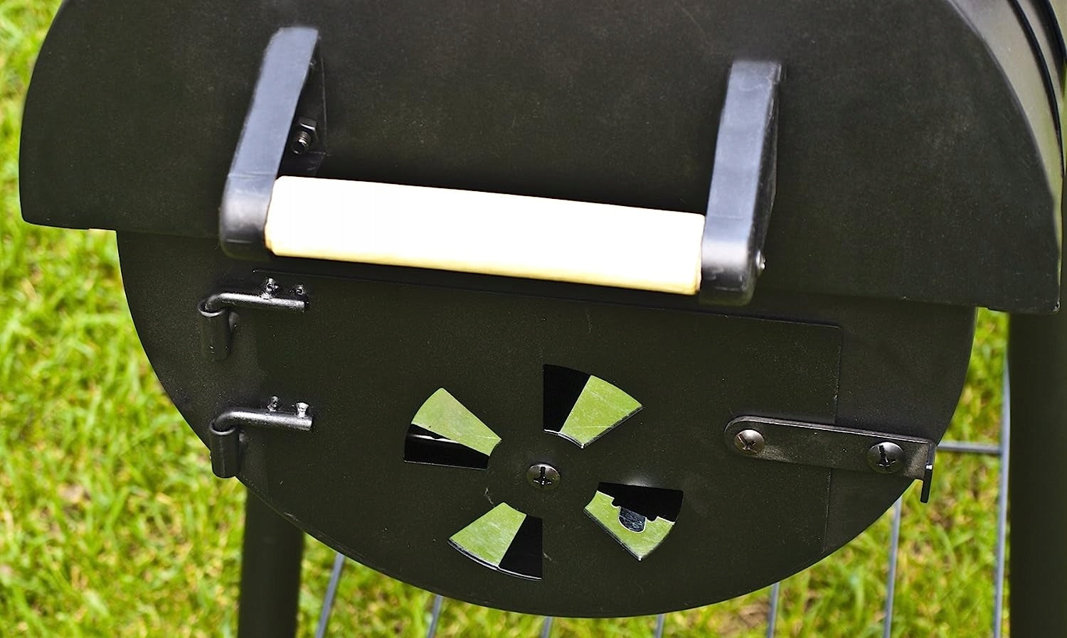 CHARCOAL GRILL WITH SMOKER FUNCTION EL FUEGO DAKOTA GRATE 66x41cm SOLID 32KG Grill width 122 cm