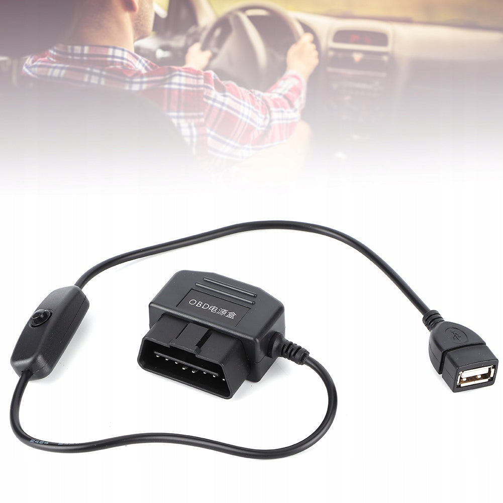 CHARGING CABLE OBD2 USB CAR CHARGER GPS DVR WITH 16PIN CONNECTOR EAN (GTIN) 0792172090032