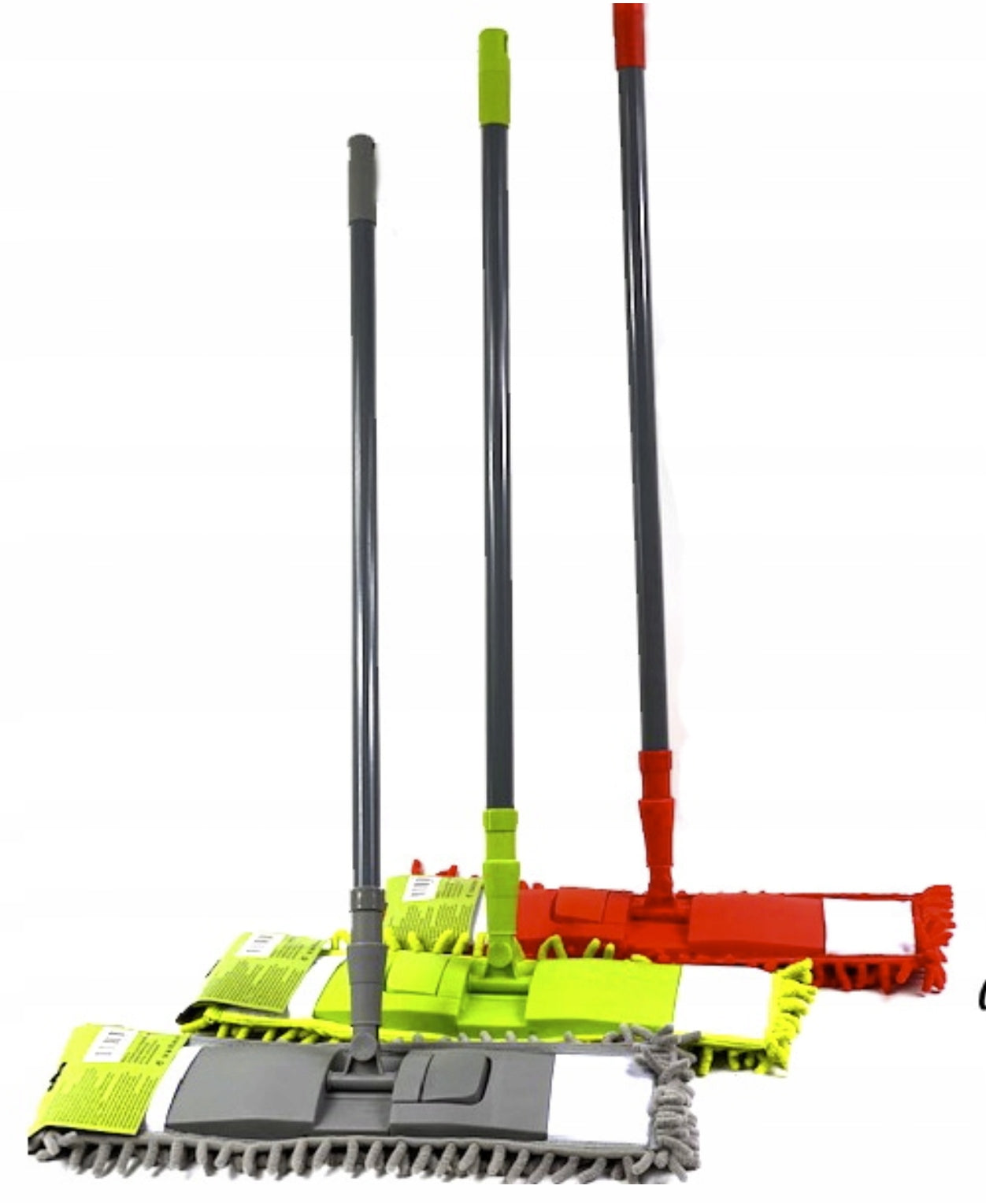 CHENILL flat mop with telescopic pole 120 cm - SET