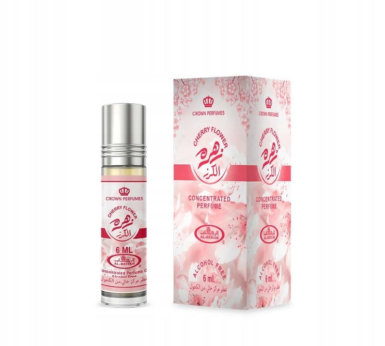 CHERRY FLOWER 6 ml Arabic Perfume in Al Rehab CPO Oil for Her EAN (GTIN) 6291110091901