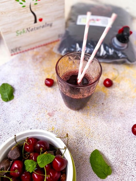CHERRY JUICE PRESSED 100% NFC NATURAL FOR CHILDREN 1,5L Brand Tłocznia Szymanowice