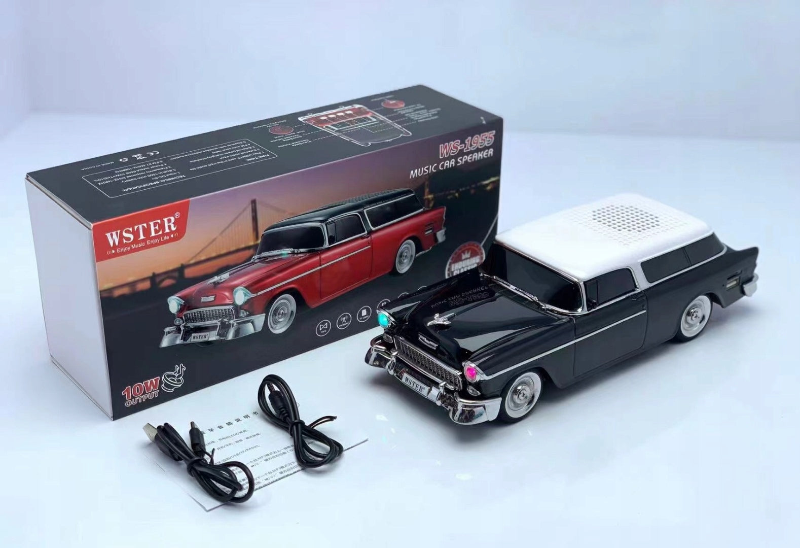 CHEVROLET WS-1955 WIRELESS SPEAKER AUTO MINI CAR ORNAMENT Manufacturer code 1090
