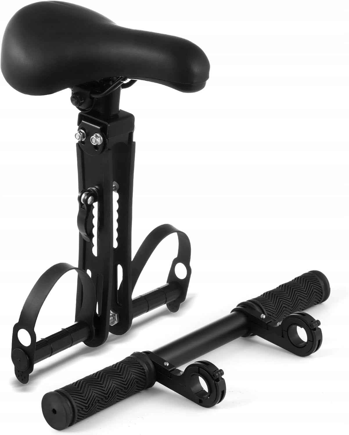 CHILD BIKE SEAT FOR FRONT FRAME SAFE SADDLE Black