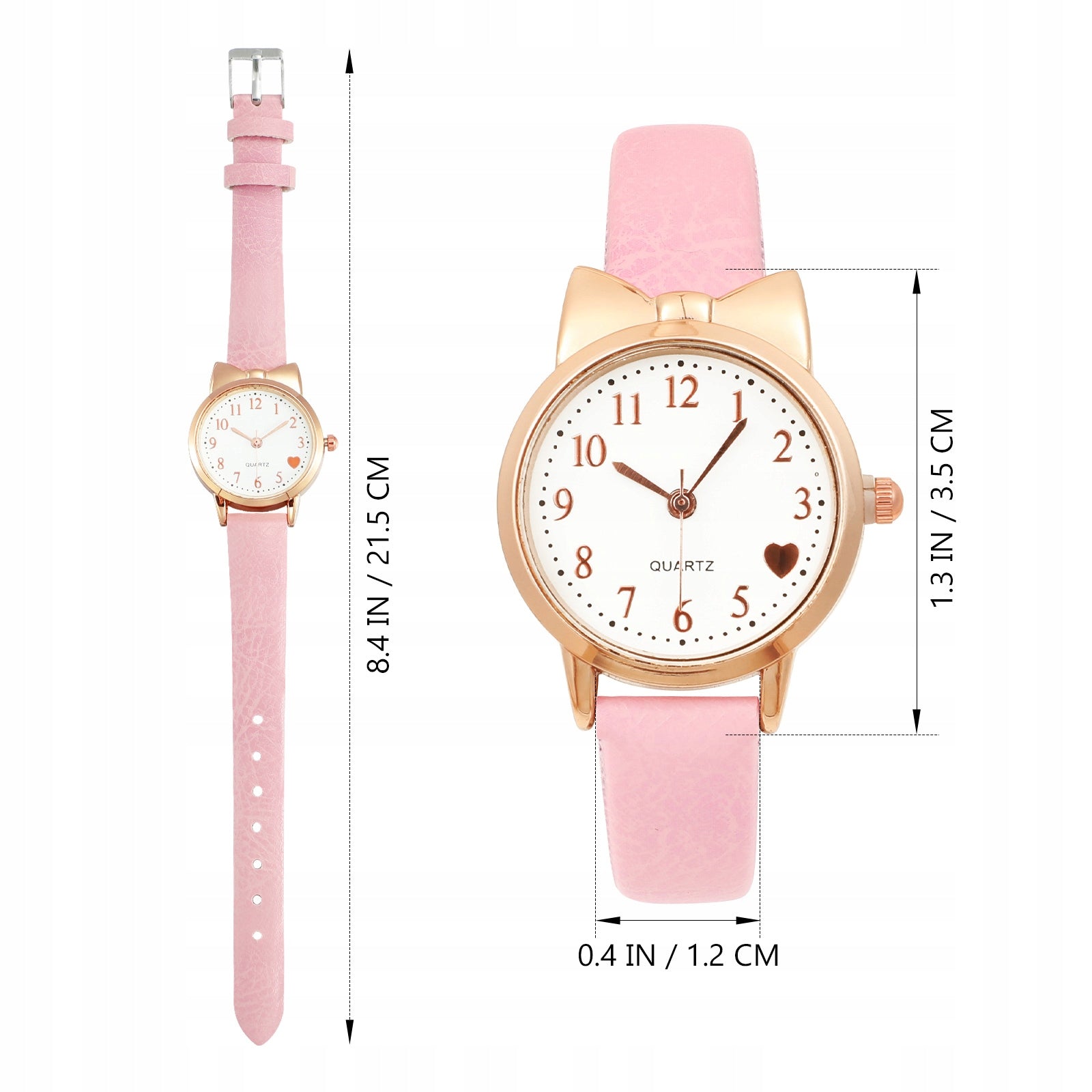CHILD GIRL PINK WRISTWATCH CLASSIC CHILDREN'S WATCHES Brand no brand