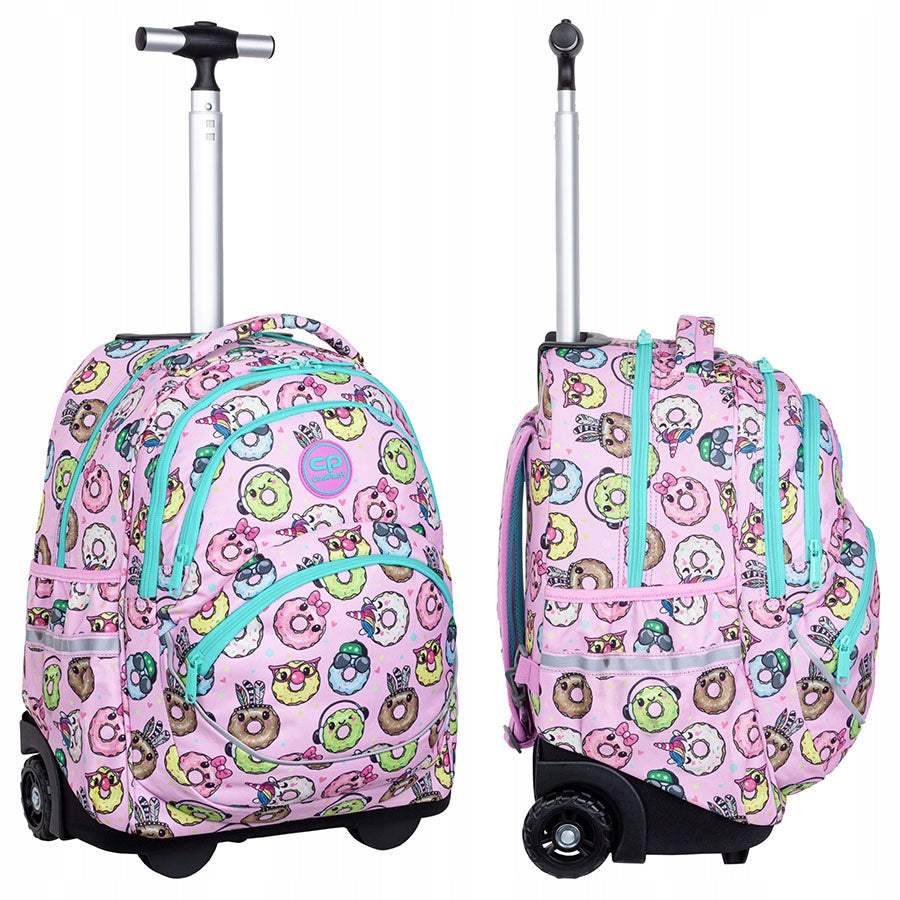 CHILDREN'S BACKPACK ON WHEELS COOLPACK STARR HAPPY DONUTS LARGE