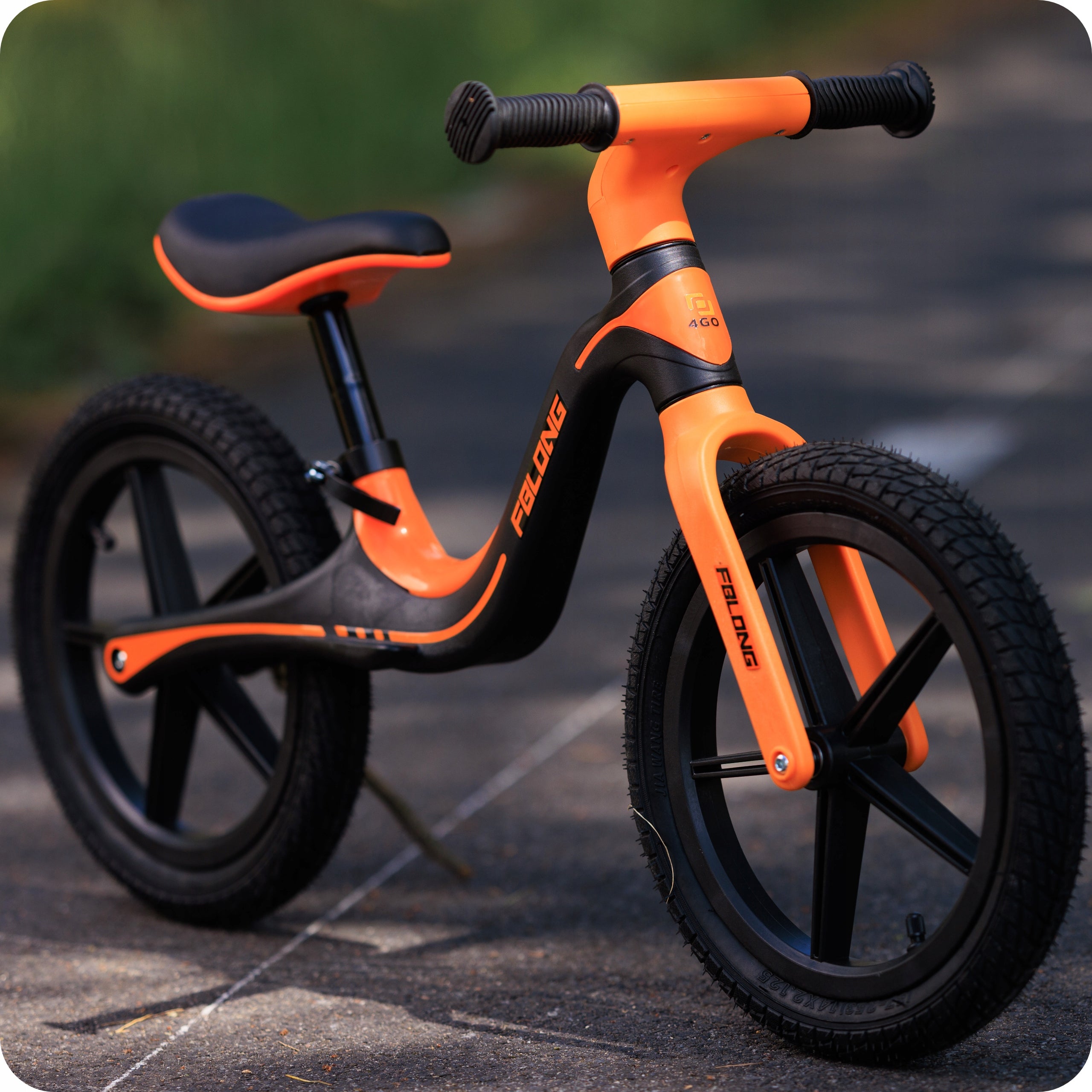CHILDREN'S BALANCE BIKE 12 INCHES LIGHT RIDE FOR CHILDREN ORANGE Kid's age 18+ months