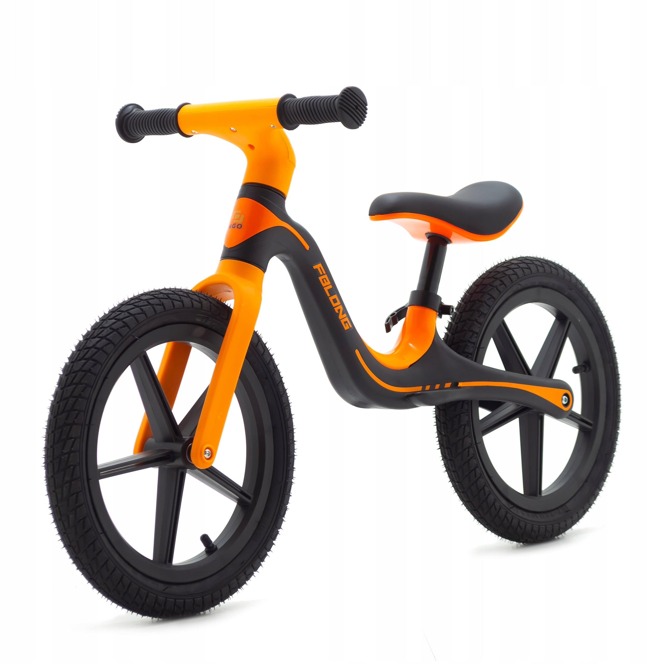 CHILDREN'S BALANCE BIKE 12 INCHES LIGHT RIDE FOR CHILDREN ORANGE