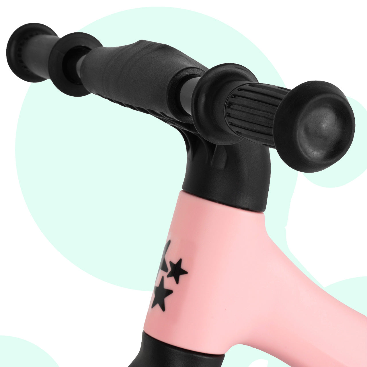 CHILDREN'S BALANCE BIKE FOR CHILDREN 2+ WHEELS 12" PU LIGHT 3,4KG NYLU PINK Color pink