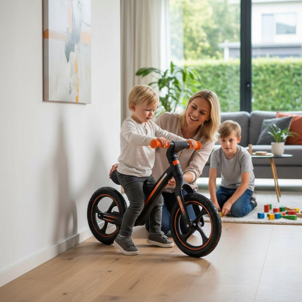 CHILDREN'S BALANCE BIKE MOMI MIZO - ULTRA LIGHT, LOAD MAX 25KG Brand MoMi