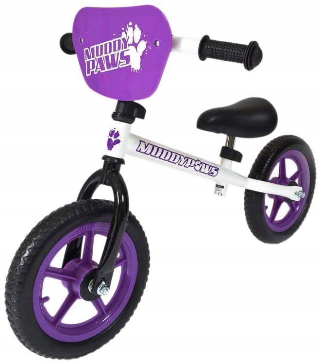 CHILDREN'S BALANCE BIKE Muddypaws 12 IN. Color white