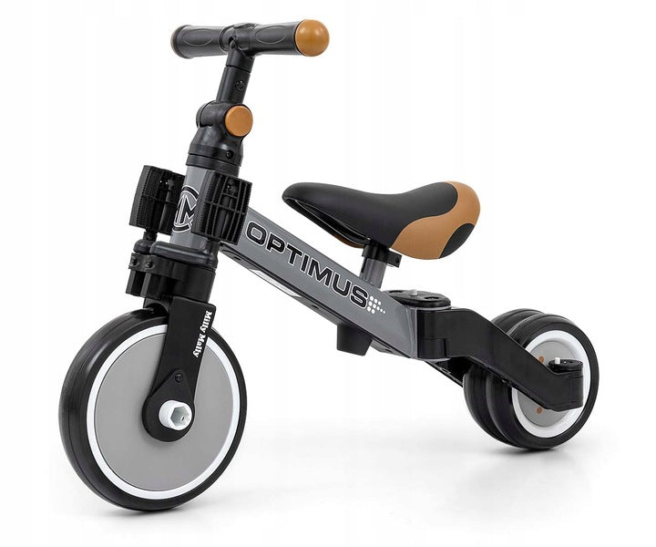 CHILDREN'S BALANCE BIKE TRICYCLE RIDE OPTIMUS 4in1 0-25 KG ADJUSTABLE Brand Milly Mally
