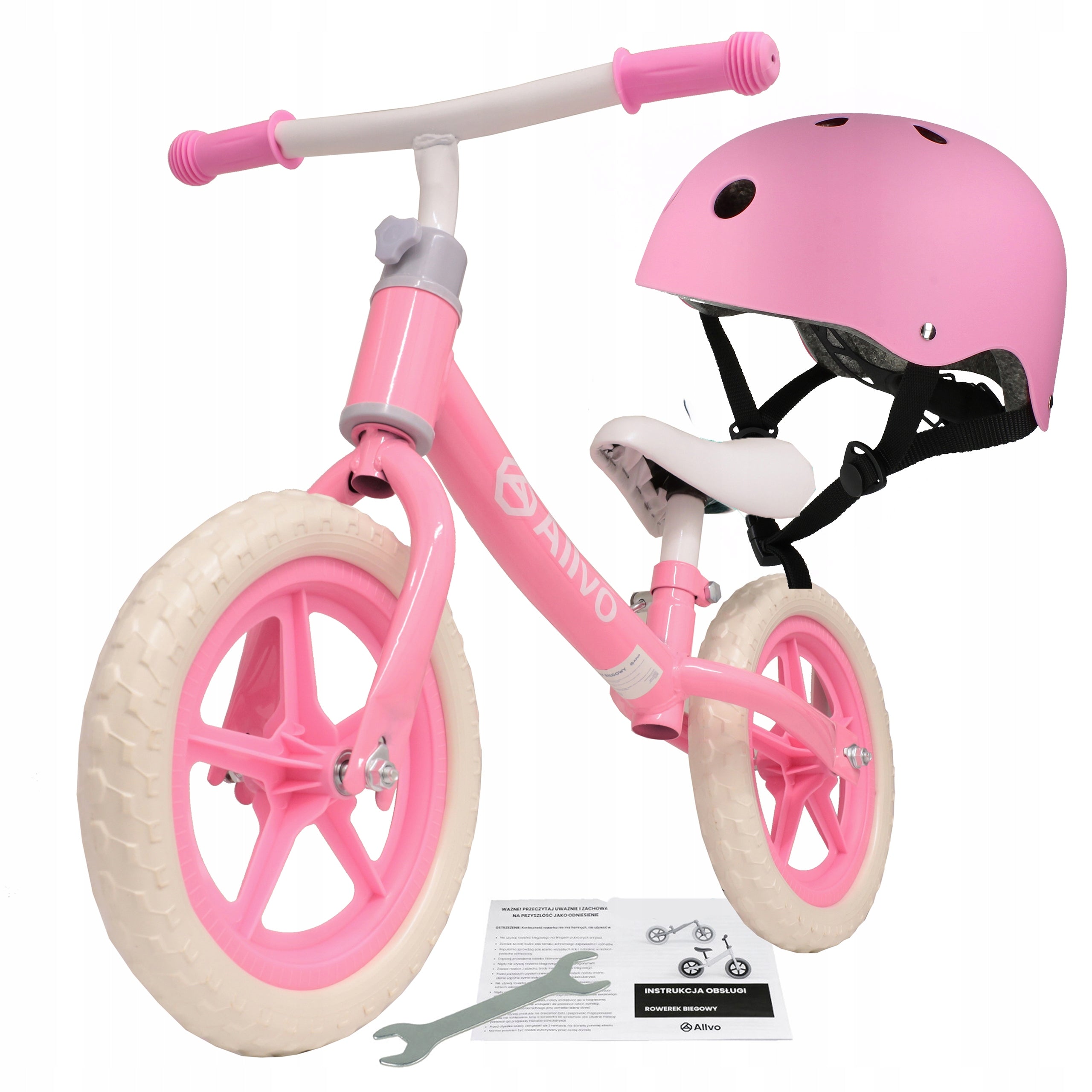 CHILDREN'S BALANCE BIKE for children EVA wheels 12'' to 35kg Lightweight + HELMET Manufacturer code ALV-U547K