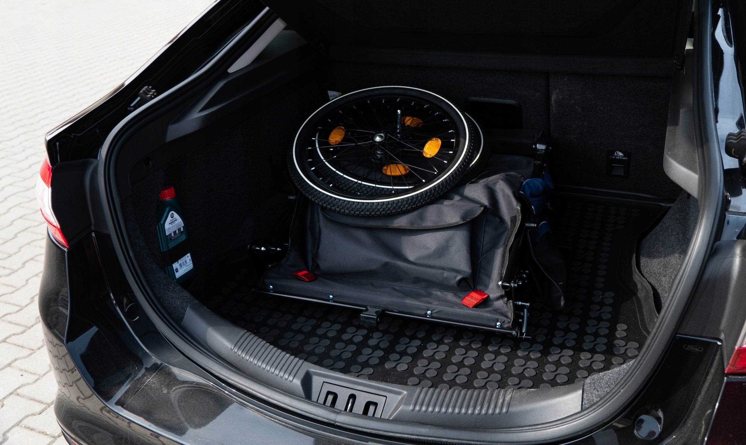 CHILDREN'S BICYCLE TRAILER FOR BIKE TRAIL STROLLER JOGGER PREMIUM Maximum load 40 kg