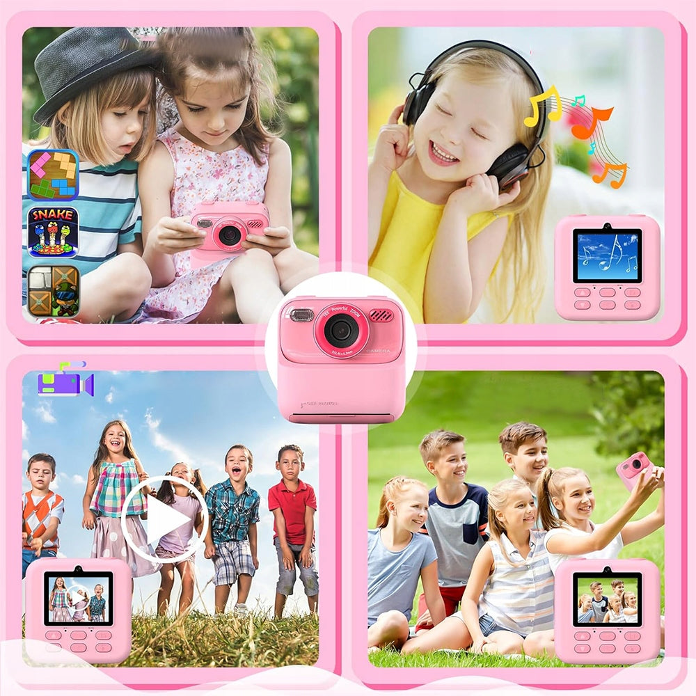 CHILDREN'S CAMERA PRINTER MEMORY 32GB LARGE SCREEN PHOTO FRAME MP3 VIDEOS Packaging status original