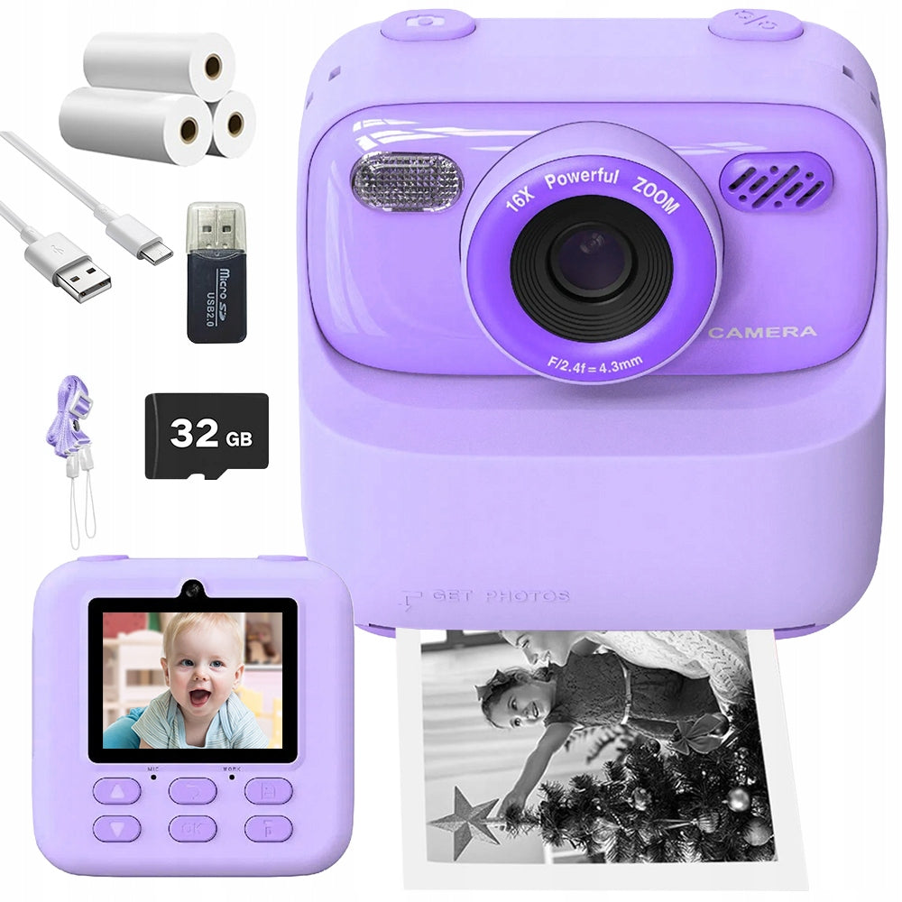 CHILDREN'S CAMERA WITH COLOR FILTERS AND 20 PHOTO FRAMES
