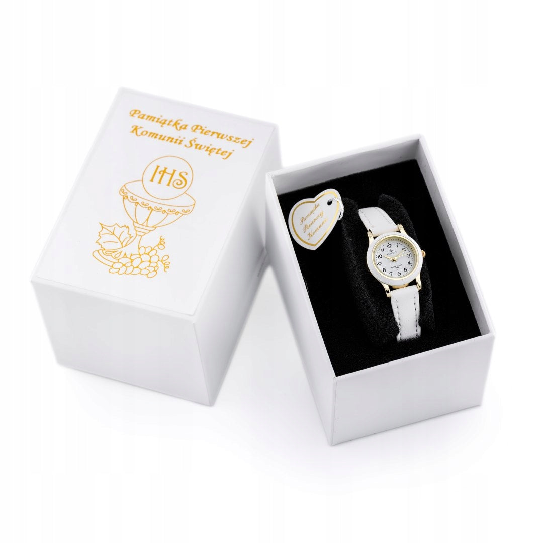CHILDREN'S COMMUNION WATCH PERFECT LP033-04 + BOX Brand Perfect
