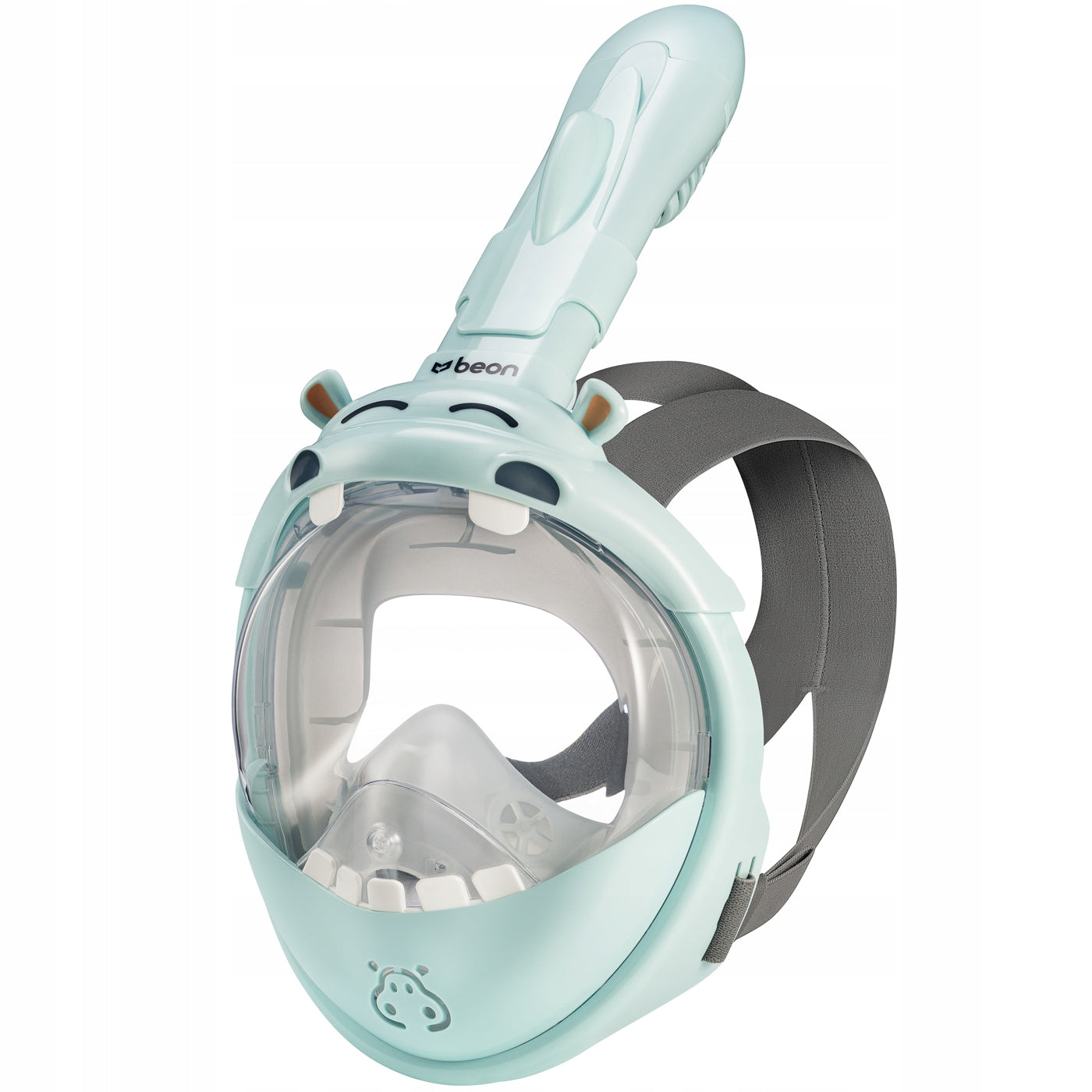 CHILDREN'S DIVING MASK FULL FACE FOR SWIMMING WATER SKORKELING Color blue