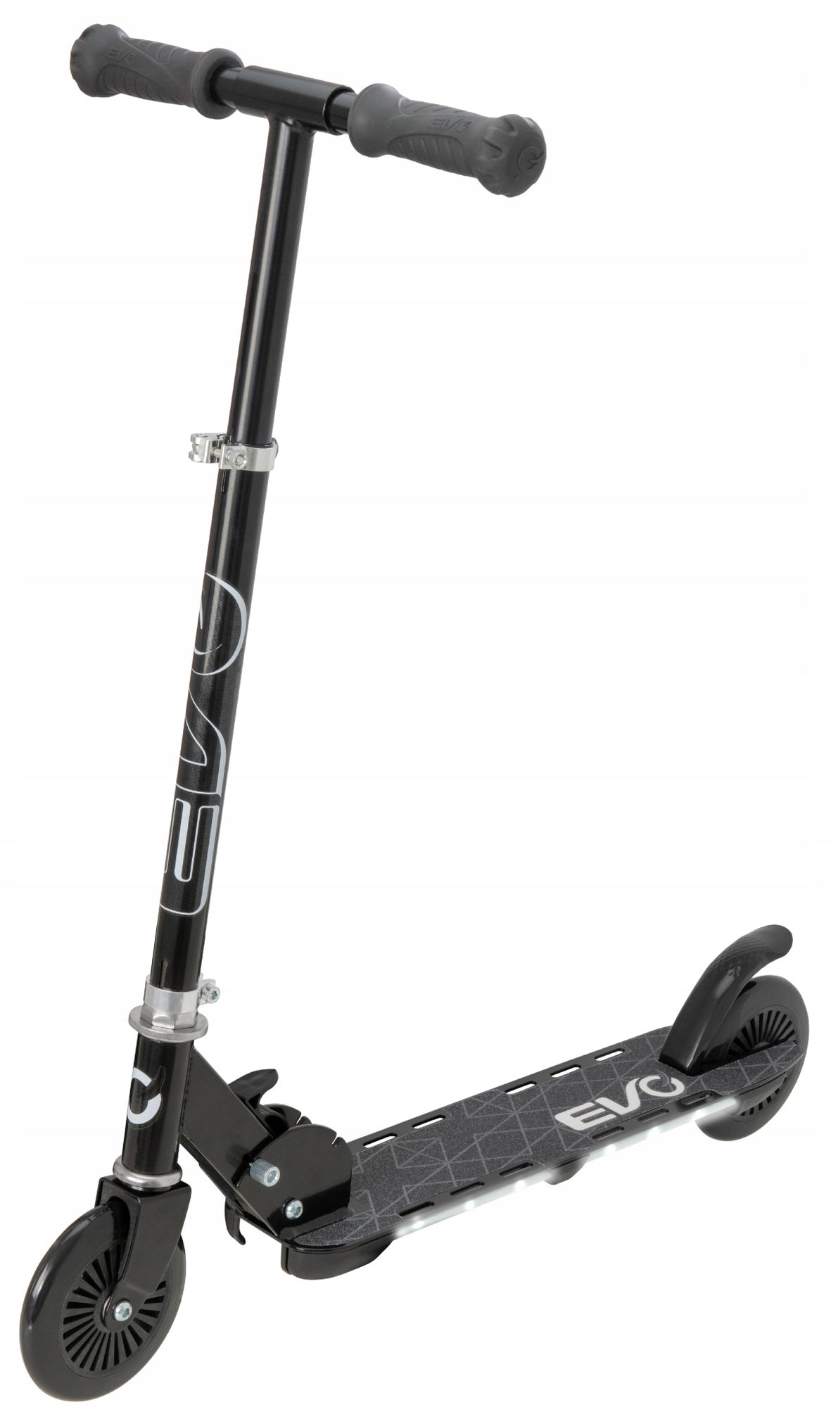 CHILDREN'S FOLDING SCOOTER LED GLOWING PLATFORM BLACK AND WHITE EVO 5+ Manufacturer code 1670043