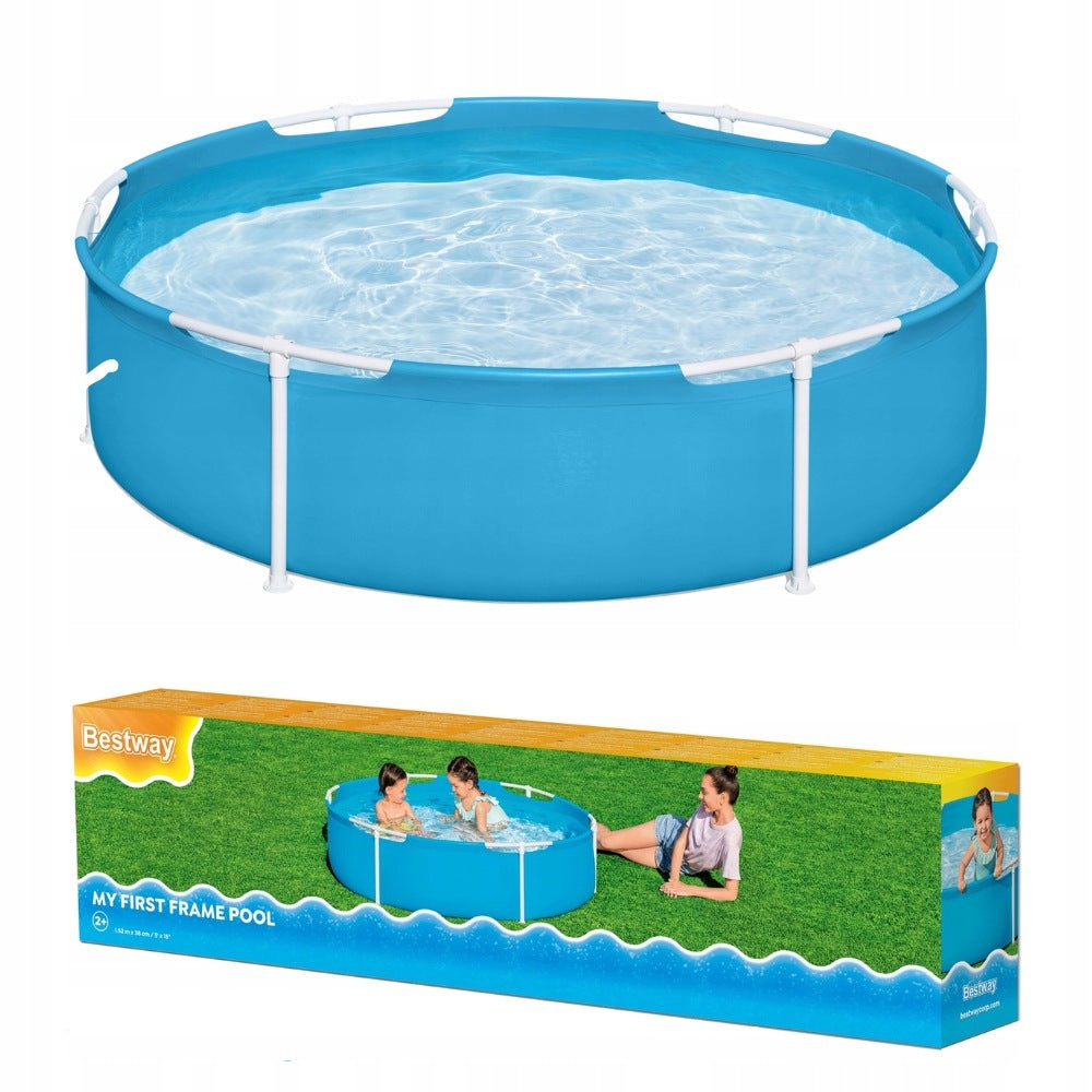 CHILDREN'S FRAMED POOL FOR GARDEN LARGE 152 x 152 x 38 cm 580 l