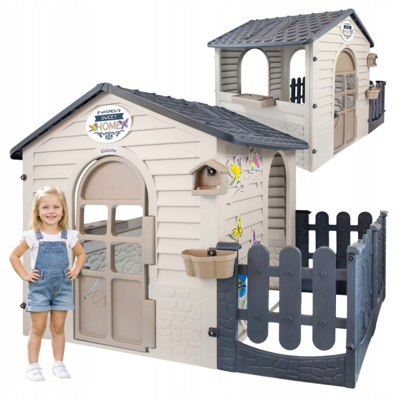 CHILDREN'S GARDEN HOUSE PLASTIC XXL FOR GARDEN CHAIR TABLE FENCE