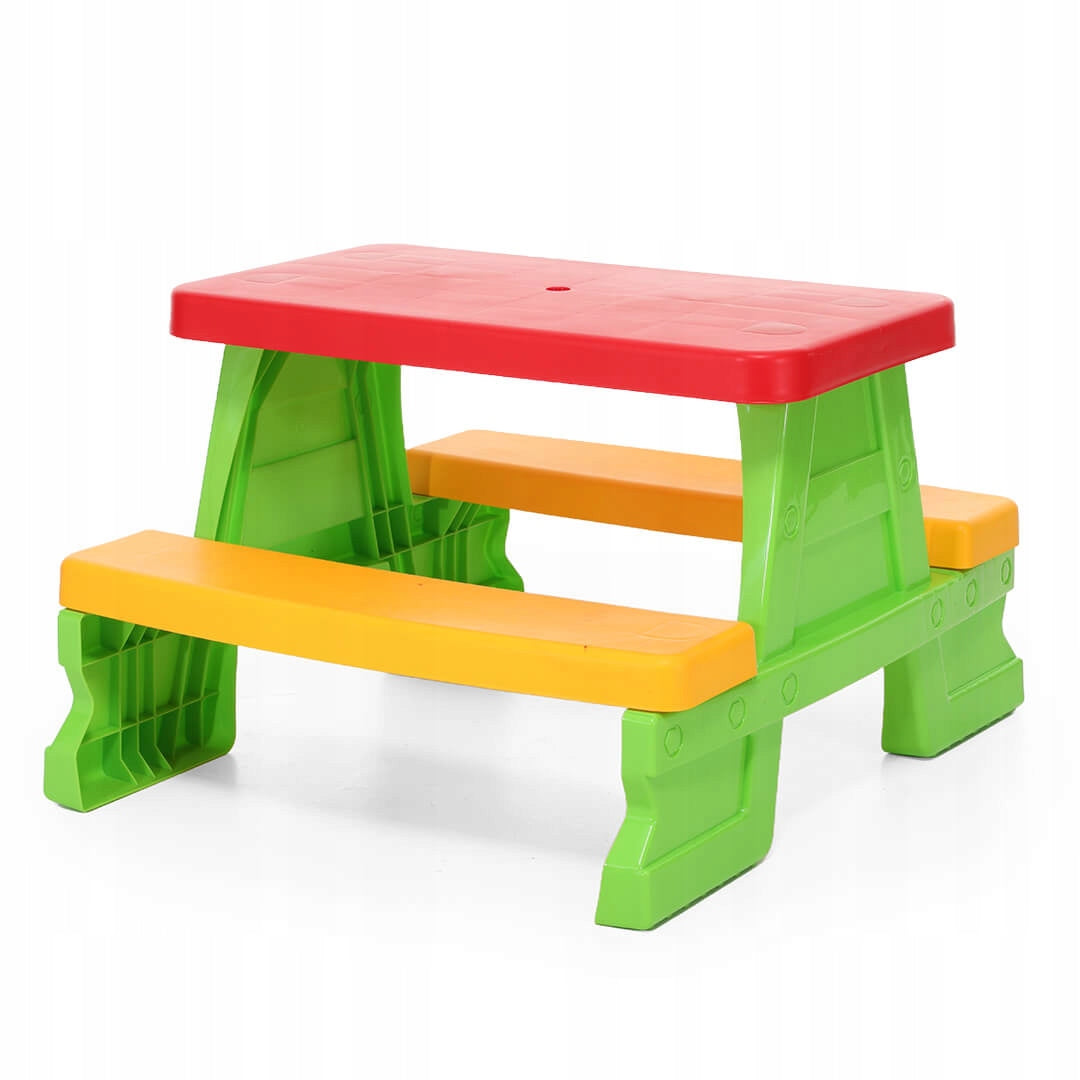 CHILDREN'S GARDEN PICNIC TABLE WITH BENCHES LARGE GARDEN TOY