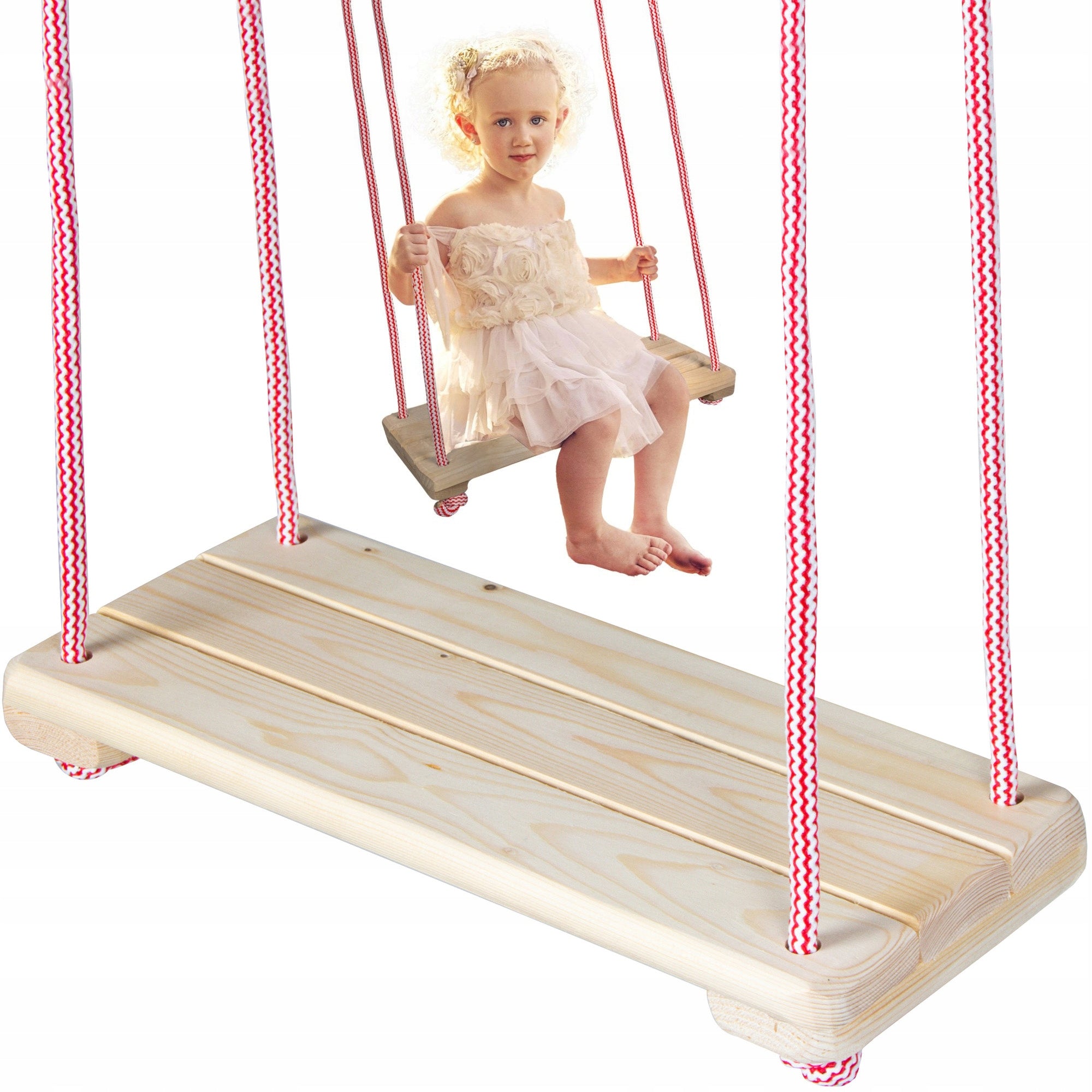 CHILDREN'S GARDEN SWING FOR HOME GARDEN ROOM HOME WOODEN ROCKER