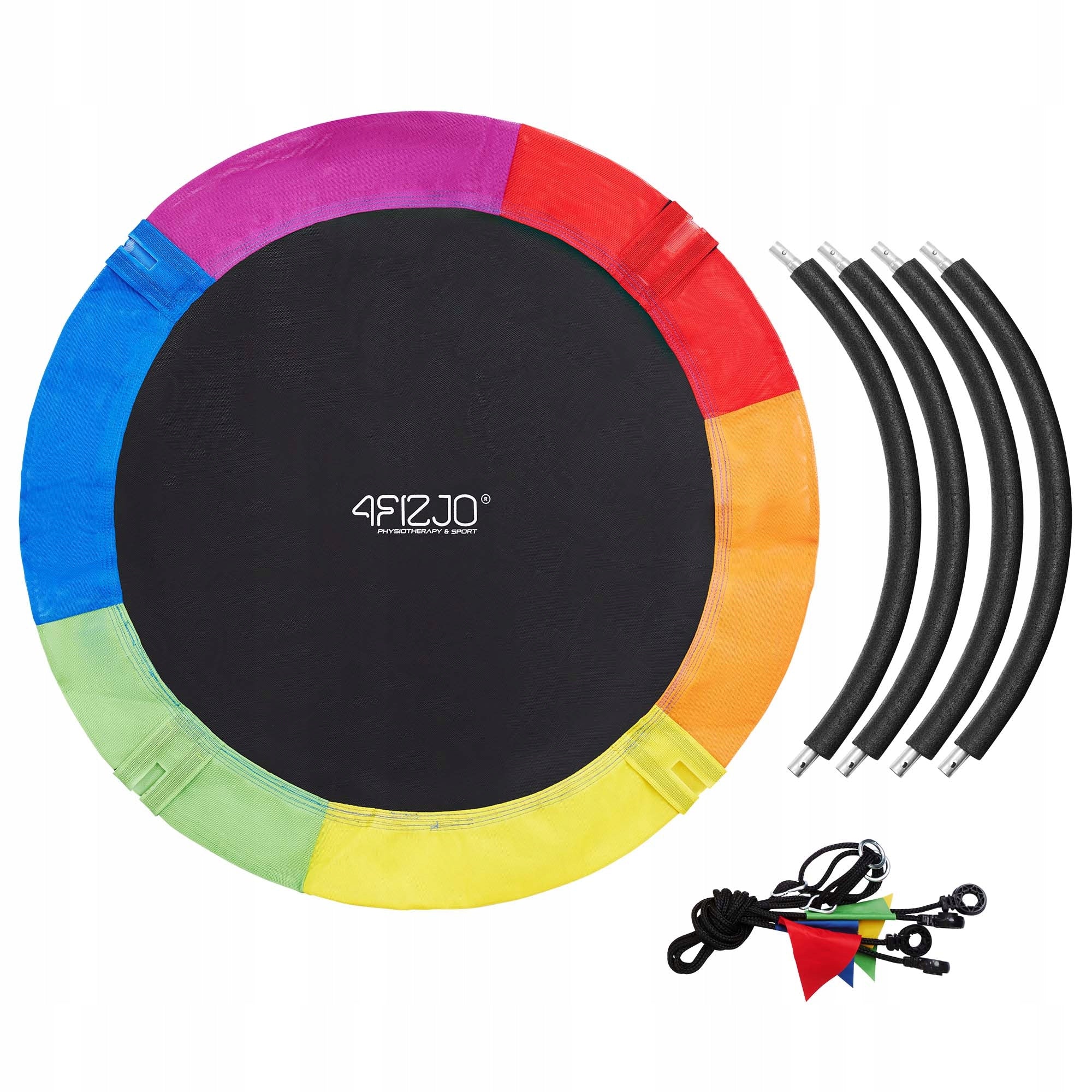 CHILDREN'S GARDEN SWING HANGING COLORFUL FOR GARDEN HOUSE STRONG Seat length 120 cm