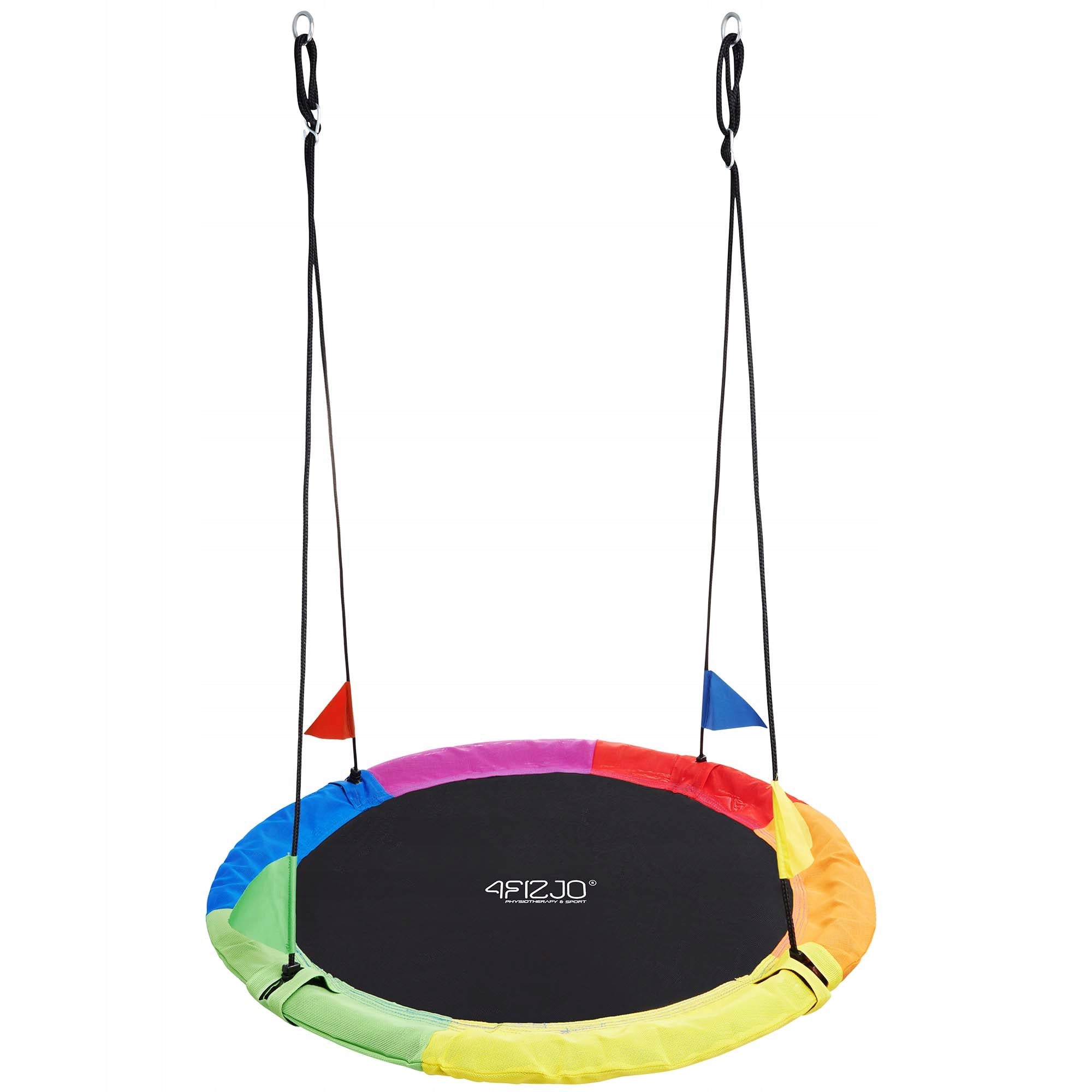 CHILDREN'S GARDEN SWING HANGING COLORFUL FOR GARDEN HOUSE STRONG Seat width 120 cm