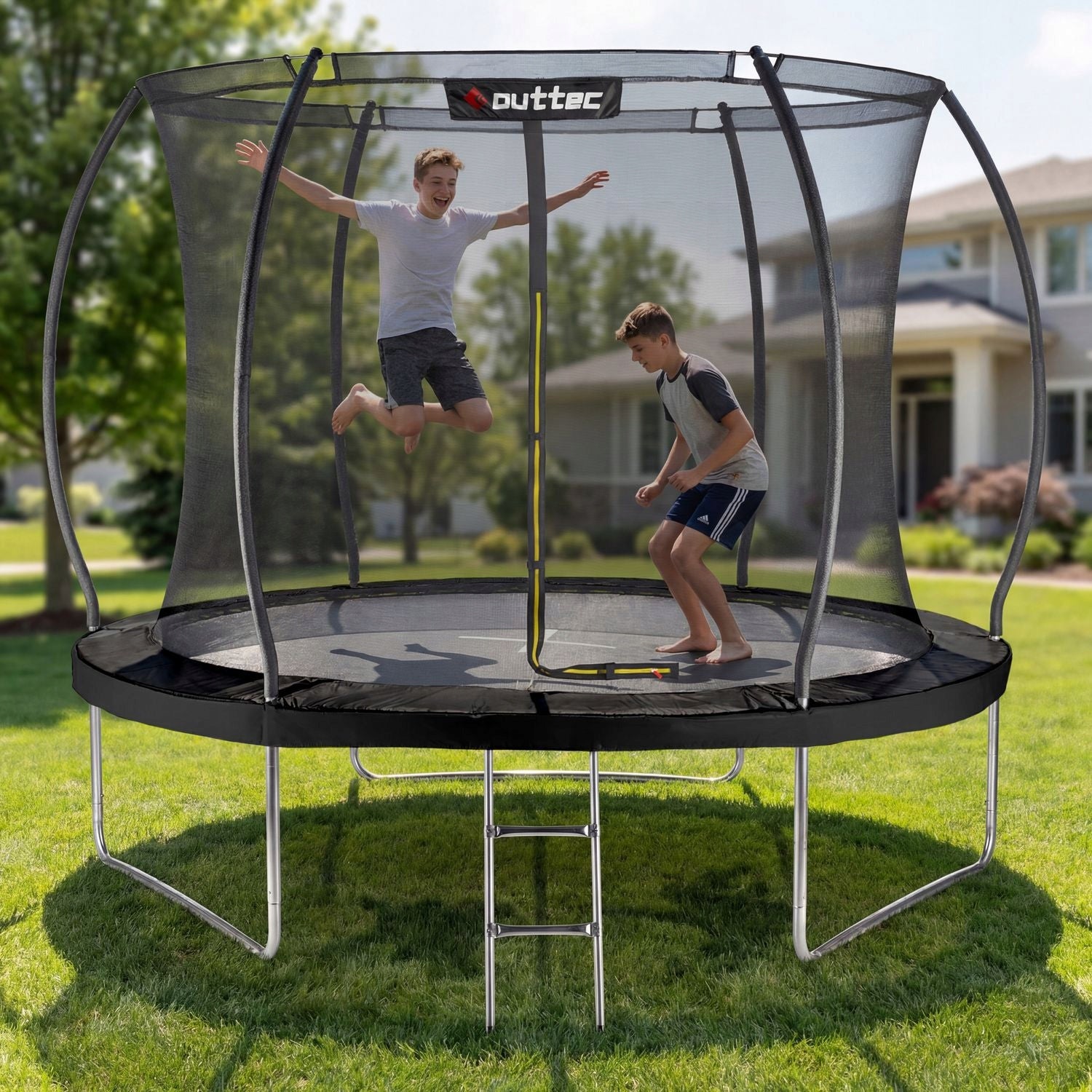 CHILDREN'S GARDEN TRAMPOLINE 244 CM 8FT PUMPKIN INDOOR NET OUTTEC Brand Outtec