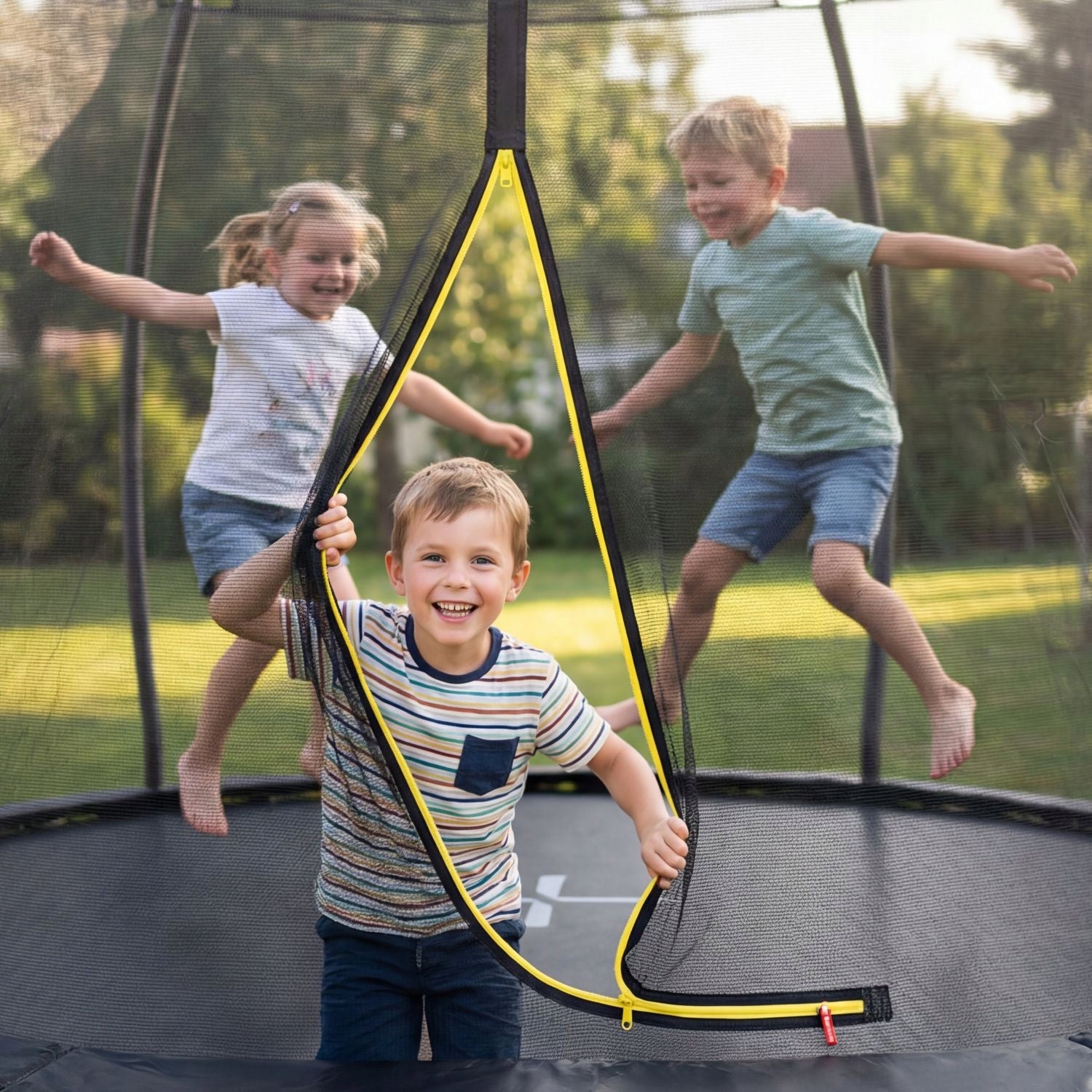 CHILDREN'S GARDEN TRAMPOLINE 244CM 8FT PUMPKIN INDOOR NET OUTTEC Character/Title none