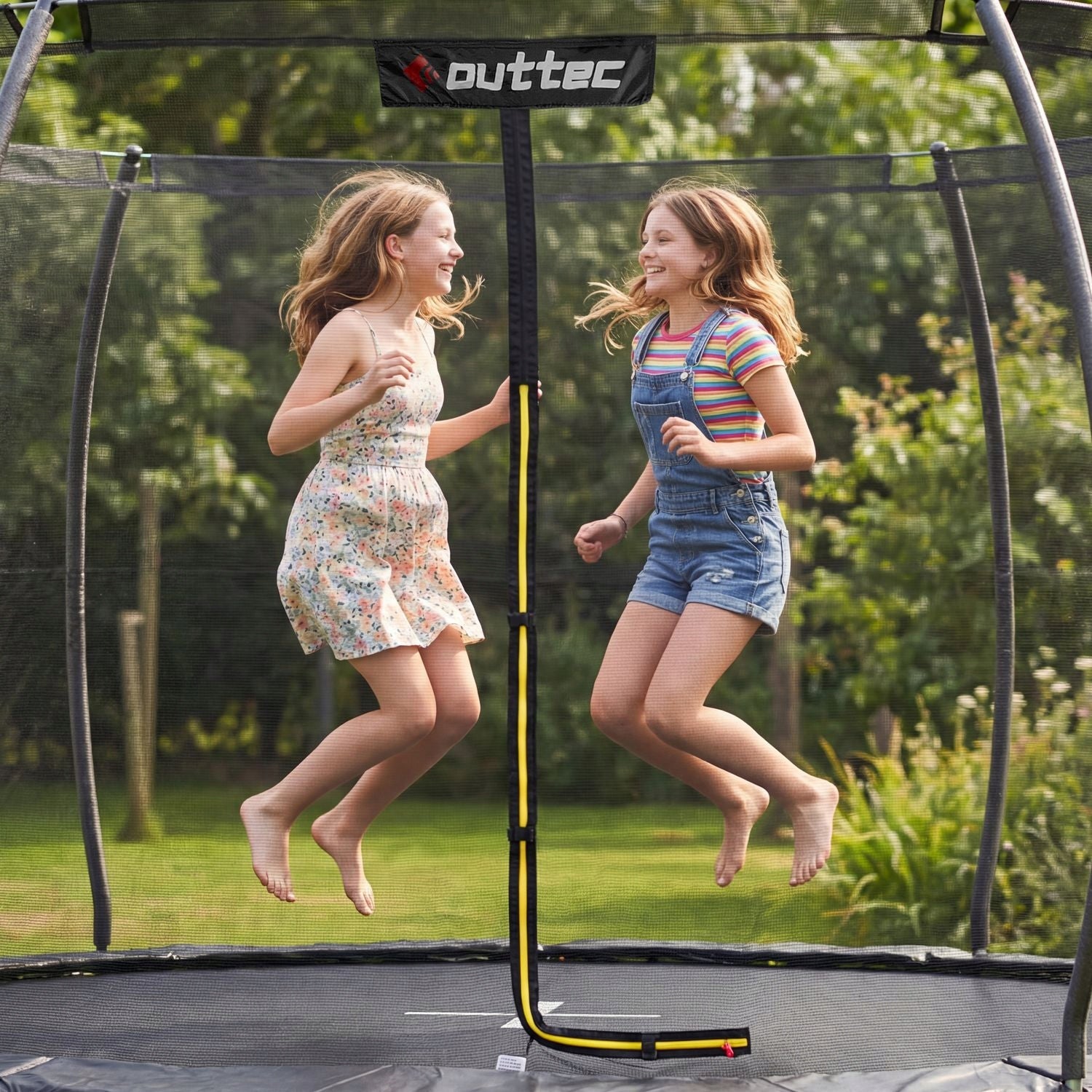 CHILDREN'S GARDEN TRAMPOLINE LARGE 366 CM 12FT INDOOR NET OUTTEC Brand Outtec