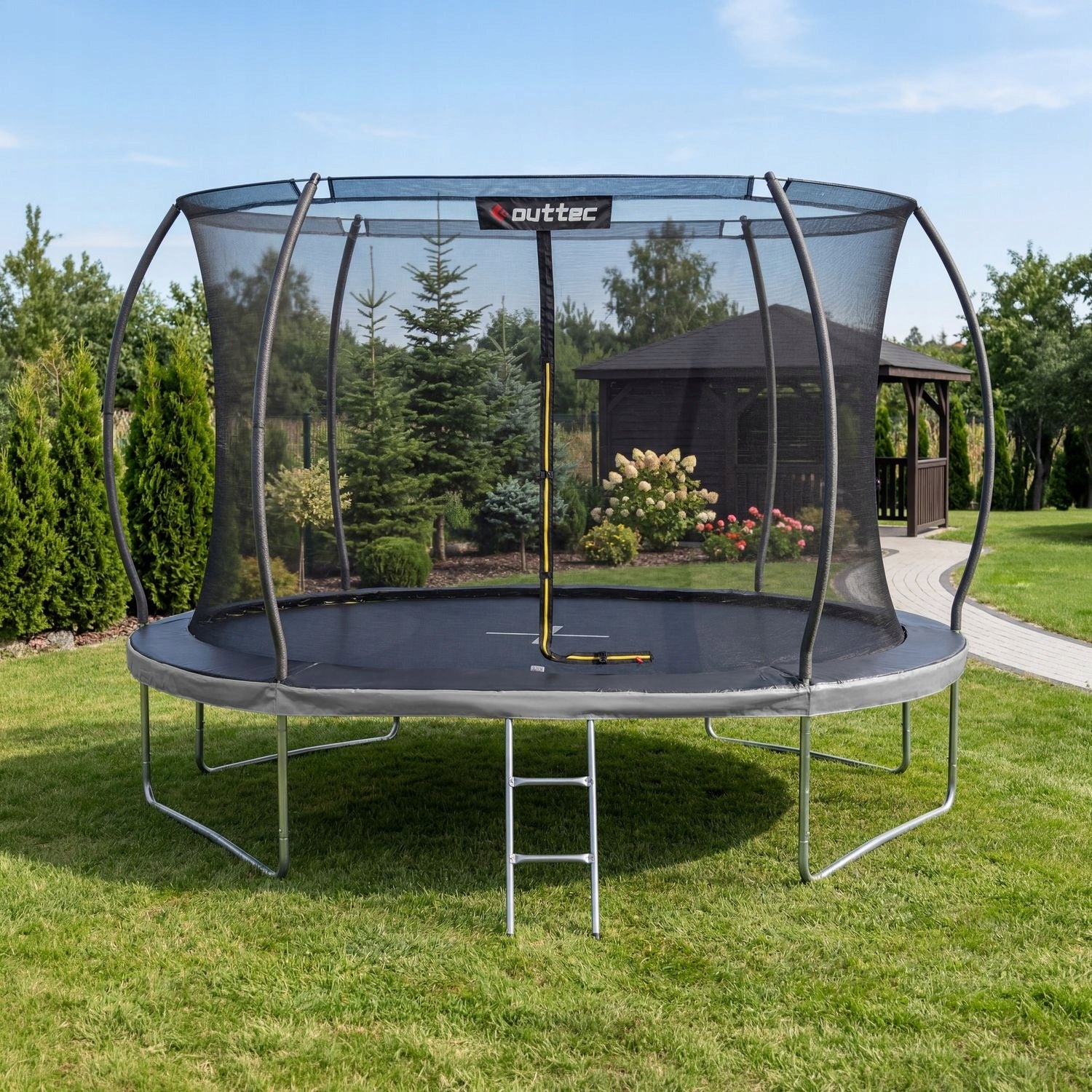 CHILDREN'S GARDEN TRAMPOLINE LARGE 366 CM 12FT INDOOR NET OUTTEC Kid's age 6+ years