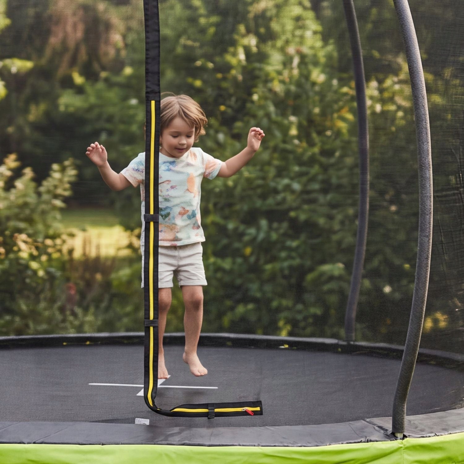 CHILDREN'S GARDEN TRAMPOLINE PUMPKIN 305 CM 10FT INDOOR NET OUTTEC Manufacturer code OU-1703509658