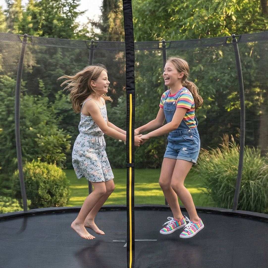 CHILDREN'S GARDEN TRAMPOLINE PUMPKIN 435CM 14FT INDOOR NET OUTTEC Brand Outtec