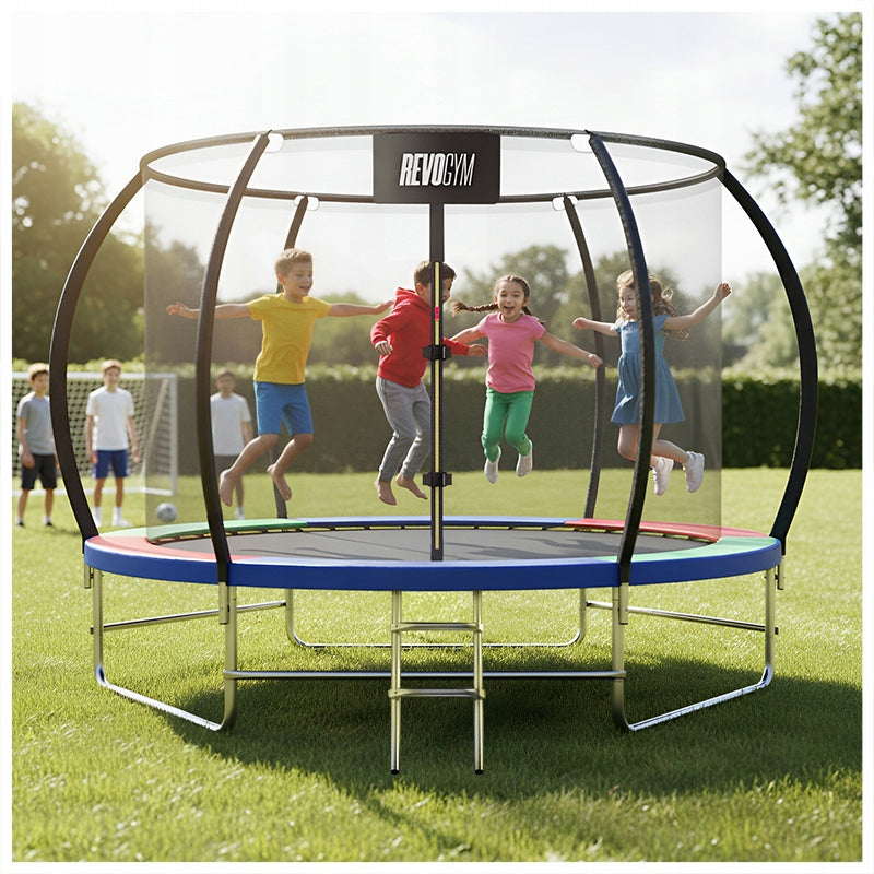 CHILDREN'S GARDEN TRAMPOLINE SPRING COVER MESH LADDER 305CM 10 FT Packaging status original