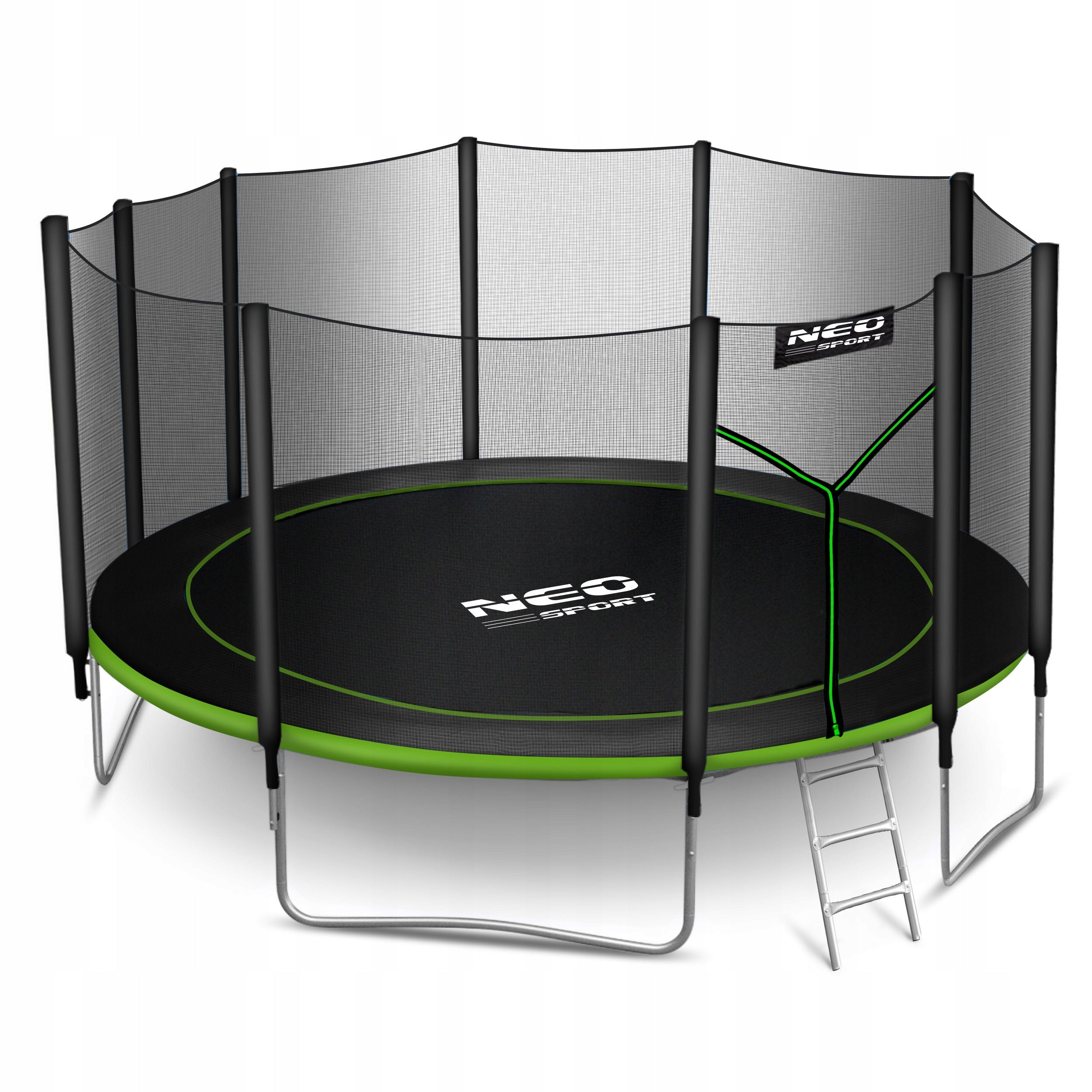 CHILDREN'S GARDEN TRAMPOLINE WITH OUTDOOR MESH 465cm 15ft NEOSPORT Packaging status original