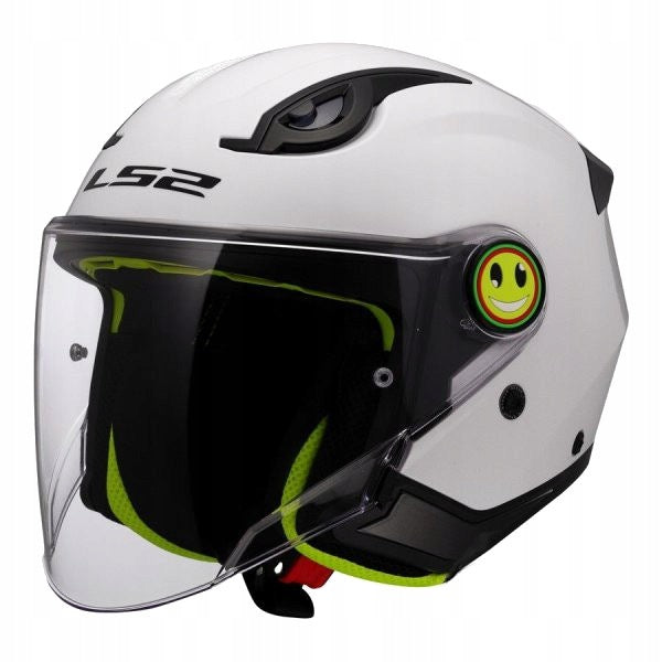 CHILDREN'S HELMET LS2 OF622 FUNNY II SOLID WHITE SIZE S (47-48CM)