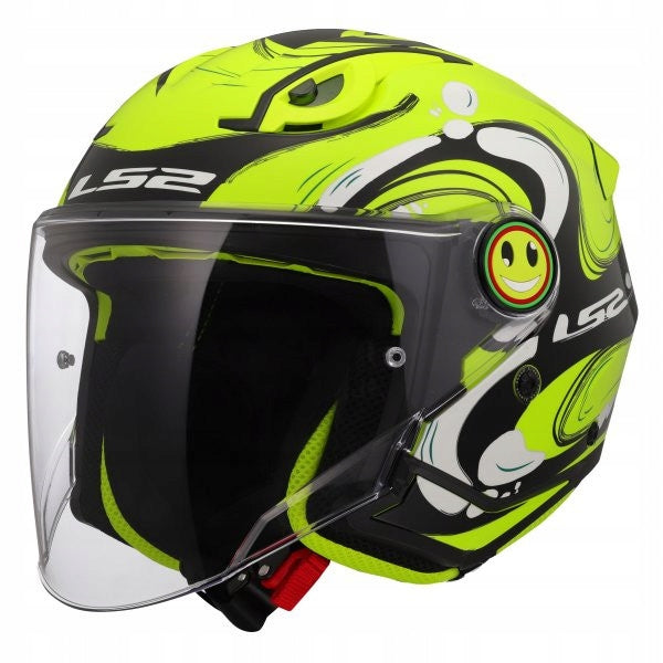 CHILDREN'S HELMET LS2 OF622 FUNNY II STUPID H-VIS YELLOW SIZE M (49-50CM) Size M