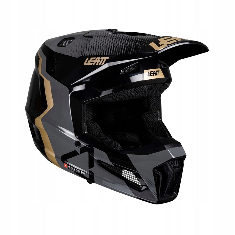 CHILDREN'S HELMET WITH GOGGLES LEATT MOTO 3.5 JUNIOR VIZION BLACK L 1025450101