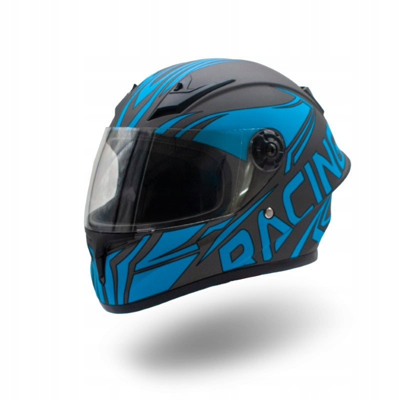 CHILDREN'S HELMET XTR 506 JUNIOR KIDS MINI BLUE QUAD ATV CROSS POCKET S