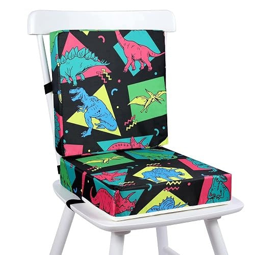 CHILDREN'S HIGH CHAIR BOOSTER CUSHION NON-SLIP FOR CHILDREN 2 PCS. Color white