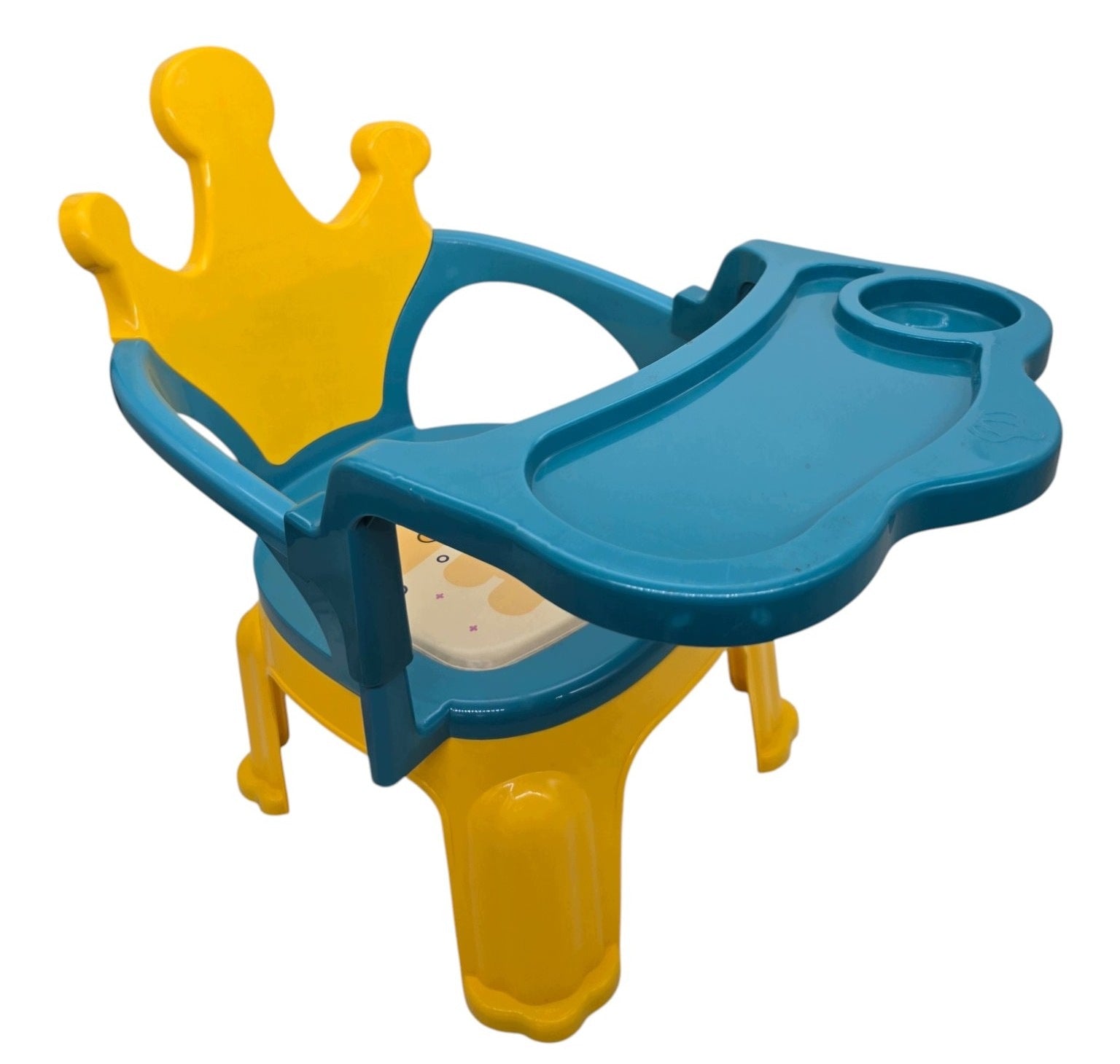 CHILDREN'S HIGH CHAIR WITH TRAY CROWN MEN'S CHILDREN'S Packaging status original