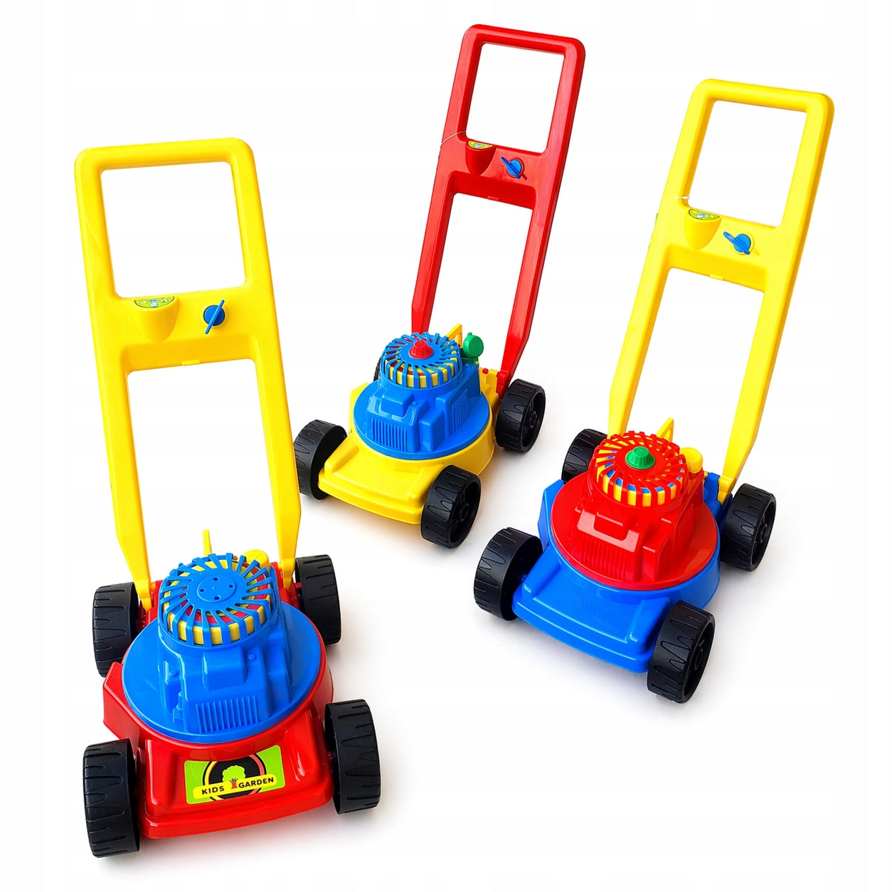 CHILDREN'S LAWN MOWER GARDEN LARGE COLORFUL SMALL GARDENER Brand Bigtoys