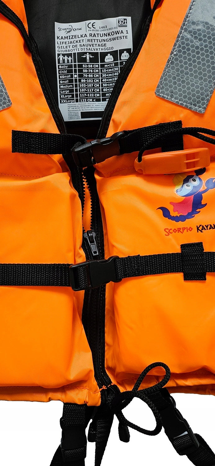 CHILDREN'S LIFE JACKET FOR WATER LIFE VEST KAYAK BOAT 30-40KG 50N Size other